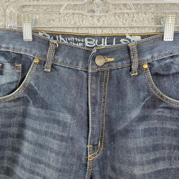 Run With The Bulls Speed Strength Jeans Made With Kevlar Riding Men's Sz 36x32